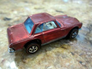 Mattel 1969 VINTAGE HOT WHEELS RED “Mercedes Benz 280SL” Redline 2