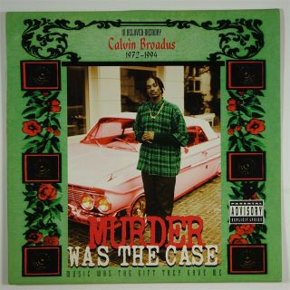 V/a " Murder Was The Case " Rap Hip Hop 2xlp Death Row/interscope Color Vinyl