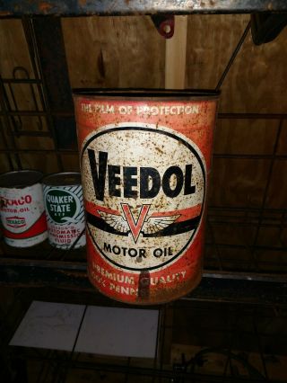 Vintage 5 Qt Oil Can