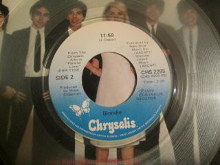 Blondie Heart Of Glass Canada Clear Vinyl 7 