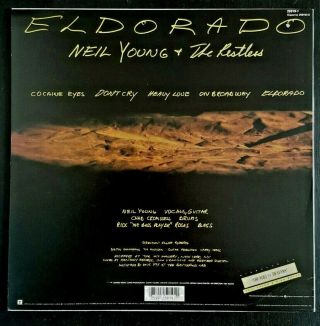 NEIL YOUNG ‎– Eldorado rare 12 