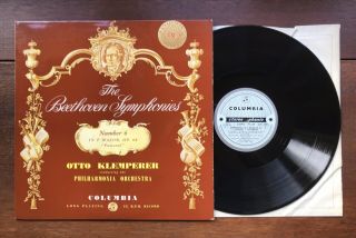 Klemperer Beethoven Symphonies Number 6 Columbia Sax 2260 Ed1 B/s Nm Cond
