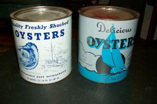 Vintage Oyster Tins