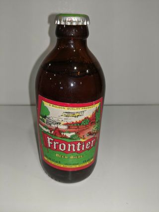 Vintage Stubby Molson Frontier Beer Bottle - Molson Brewery Winnipeg,  Manitoba C