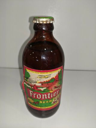 Vintage Stubby Molson Frontier Beer Bottle - Molson Brewery Winnipeg,  Manitoba B