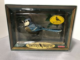 Takara Breezy Singers 70006 Blue Jay,  Motion Activated Song Bird Collectible
