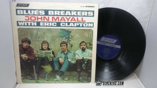 J Mayall Eric Clapton Blues Breakers Ex Lp Rare Early Issue Ps 492 Decca Press