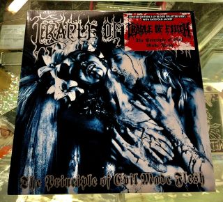Cradle Of Filth ‎– The Principle Of Evil Made Flesh 2xlp On Blood Splatter Vinyl