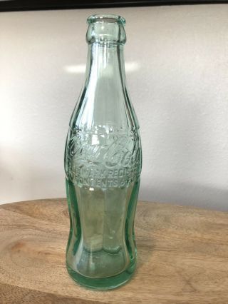 Vintage Antique Early Green Coca Cola Bottle Seattle Wa 6 Oz Coke