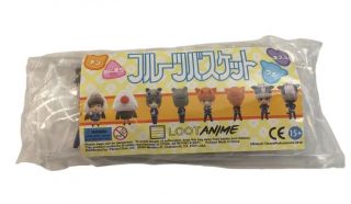 Back To School Fruits Basket Figure Full Keychain Set Loot Crate Anime Exclusive