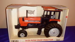 1991 Ertl Deutz Allis 9150 Row Crop Awd Tractor Orange 1/16