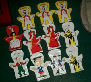 11 Vintage Oscar Mayer Hand Puppets 60s Advertising Collectible