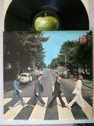 The Beatles - Abbey Road - Vinyl Lp Uk Press - 2/ - 1 Misaligned Apple Ex/ex