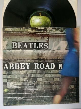 The Beatles - Abbey Road - Vinyl LP UK Press - 2/ - 1 Misaligned Apple EX/EX 2