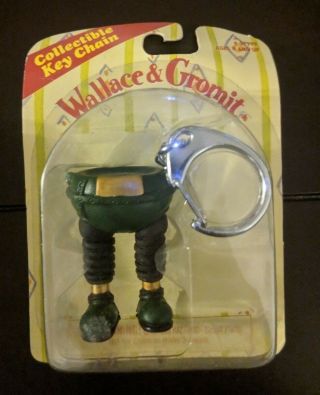 Wallace & Gromit Rare Collectible Key Chain On Card 5 " - Wallace Pants