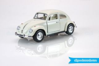 1967 Volkswagen Classical Beetle 1:32 Scale 5 " Die Cast Hobby Ivory Model Car