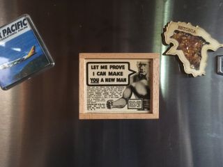 “Charles Atlas” Vintage Body - building Advertisement Refrigerator Magnet 2