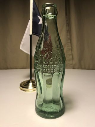 1923 Coca - Cola Hobbleskirt Coke " U " Bottle - Big Spring,  Texas