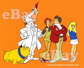 Rare Funky Phantom Cartoon Color Tv Photo Hanna Barbera Studios Mudsy & Boo