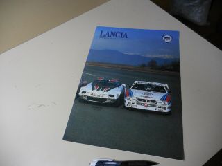 Lancia Japanese Brochure Beta Coupe Rally Delta Prisma Trevi