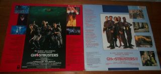 Ghostbusters - Soundtrack 1984 Vinyl LP & Ghostbusters 2 1989 vinyl LP 2