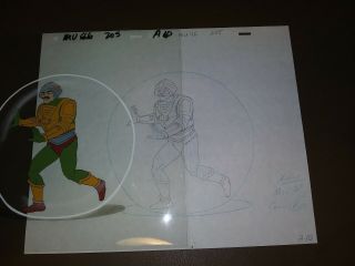 he man Animation cel from cartoon man at arms trapped in bubble 2