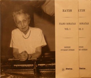 Ultra Rare Uk 2 Lps Set Sophie Svirsky - Stern Haydn Piano Sonatas Vol 1& 2 Delta