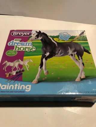 Breyer Paint Your Own Horse Kit My Dream Horse - 2 Unpainted Horses Nrfp 4114
