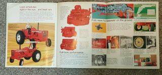 Vintage AC Allis Chalmers One - Ninety One - Ninety XT 190 Tractor Brochure 1970 ' s 6