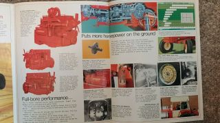 Vintage AC Allis Chalmers One - Ninety One - Ninety XT 190 Tractor Brochure 1970 ' s 8