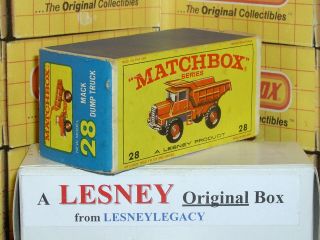 Matchbox Lesney 21d Foden Concrete Truck Type E4 Mod Empty Box Only