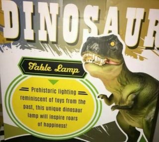 Vintage T - Rex Dinosaur Lamp Classic For Kids In
