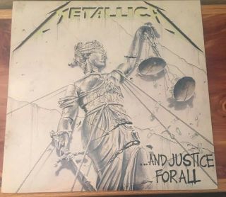Metallica -.  And Justice For All 1988 Elektra 9 60812 - 1 Very Near Shape