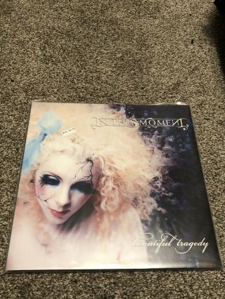 In This Moment - Tragedy Lp White With Blue Vinyl 1st Press Metal Ozzy