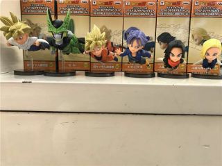 Set Of 6 Dragon Ball Z Dbz Wcf World Collectable 30th Vol.  3 Figure
