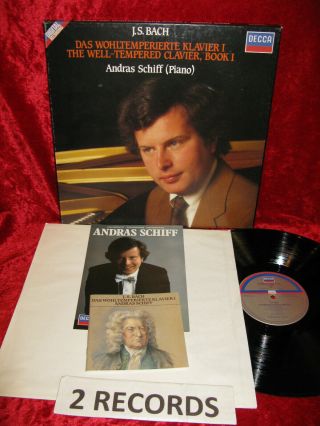 1986 Holland Near,  2lp Decca Stereo 414 388 - 1 Digital Js Bach Well Tempered