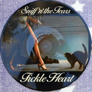 Sniff N The Tears Orig Ger Picture Disc Lp Fickle Heart Ex ’78 Chiswick Wave