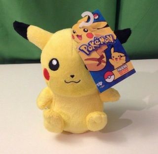 Pokemon Pikachu Toy Plush Figure (2007),  6 " Tall,  With Tags