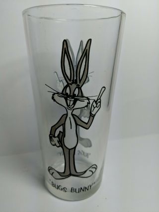 Vintage Bugs Bunny Warner Brothers 1973 Pepsi Collector Series Drinking Glass