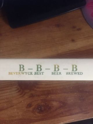 Vintage Beverwyck Best Beer Brewed Beer Foam Scraper 2