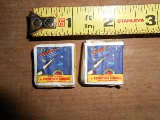 2 Rocket Brand Firecracker Penny Pack Labels In