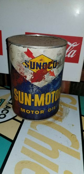 Sunoco Sun - Motor Motor Oil Can