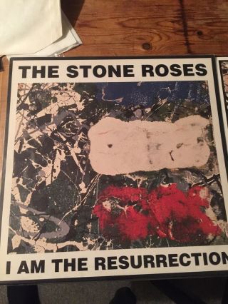 The Stone Roses I Am The Resurrection 12 ",  Art Print Rare Uk Vinyl