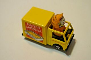 Vintage 1978,  1981 Ertl Garfield Die Cast Truck Frozen Lasagna
