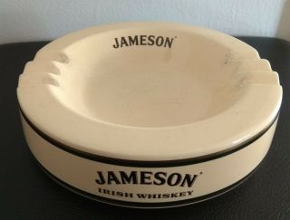 Vintage Jameson Irish Whiskey Barware Porcelain Ashtray