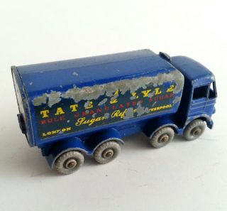 Matchbox Lesney No 10 Blue Truck Grey Wheels Foden Sugar Container Tate & Lyle
