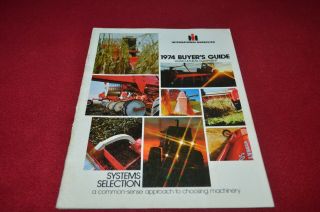 International Harvester Buyers Guide For 1974 Dealer 