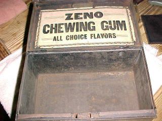 1900 Era Zeno Chewing Gum _ Display Box With Handle