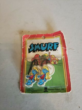 Vintage 1982 Smurfette Ponytail Holders