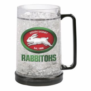 South Sydney Rabbitohs Nrl Gel Ezy Freeze Beer Stein Frosty Mug Cup Man Cave Bar